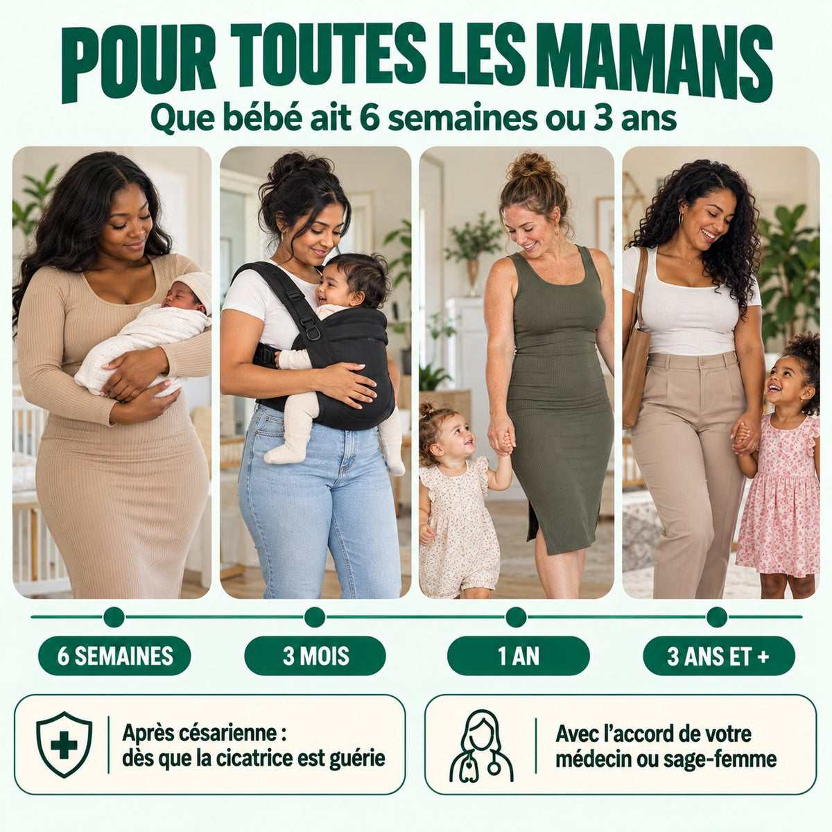 Pour toutes les mamans, que bébé ait 6 semaines ou 3 ans