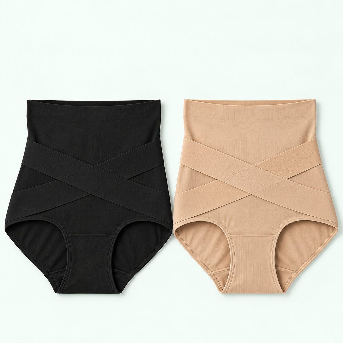 Lot de 2 gaines Bandoa : Noir et Beige